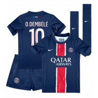 Dres Paris Saint-Germain Ousmane Dembele #10 Domáci pre deti 2024-25 Krátky Rukáv (+ trenírky)